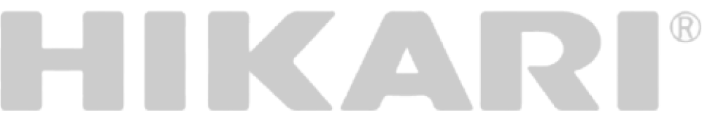 Dixie Tailoring Supply The image displays the word "HIKARI" in bold, uppercase letters with a registered trademark symbol on the top right, capturing the essence of precision akin to that of fine Tailor Products. Tailoring Supplies