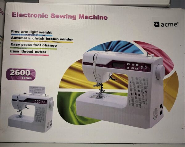 Dixie Tailoring Supply Introducing the Programmable Patterning Domestic Sewing Machine, perfect for tailoring stores. This lightweight model includes an automatic bobbin winder, easy foot change, and thread cutter, making it a great addition to your tailor products collection. Tailoring Supplies